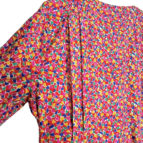 Chaus Vintage Rayon Tailored Shirt Dress - Picture 9 of 13